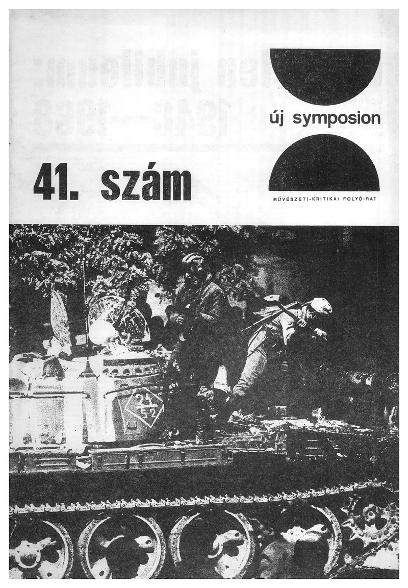 Új Symposion, 4. évf. 1968. szeptember. 41. sz. 1–32. oldal